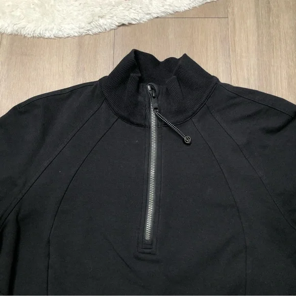 Lululemon Scuba 1/2 Zip Black - Picture 3 of 5